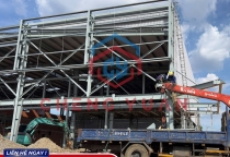 Lắp dựng nhà khung thép đạt chuẩn kỹ thuật tại Cheng Yuan