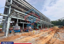 Thi công nhà xưởng khung thép tiền chế trọn gói