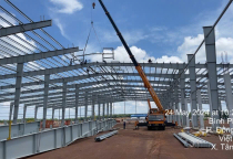 Gia công lắp dựng nhà xưởng thép chuyên nghiệp, chuẩn kỹ thuật