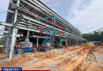 Công ty thi công nhà xưởng thép tiền chế giá rẻ, đúng tiến độ