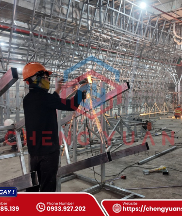 Dự toán nhà xưởng kết cấu thép quy mô nhỏ