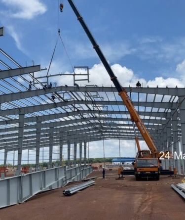 Gia công lắp dựng nhà xưởng thép chuyên nghiệp, chuẩn kỹ thuật