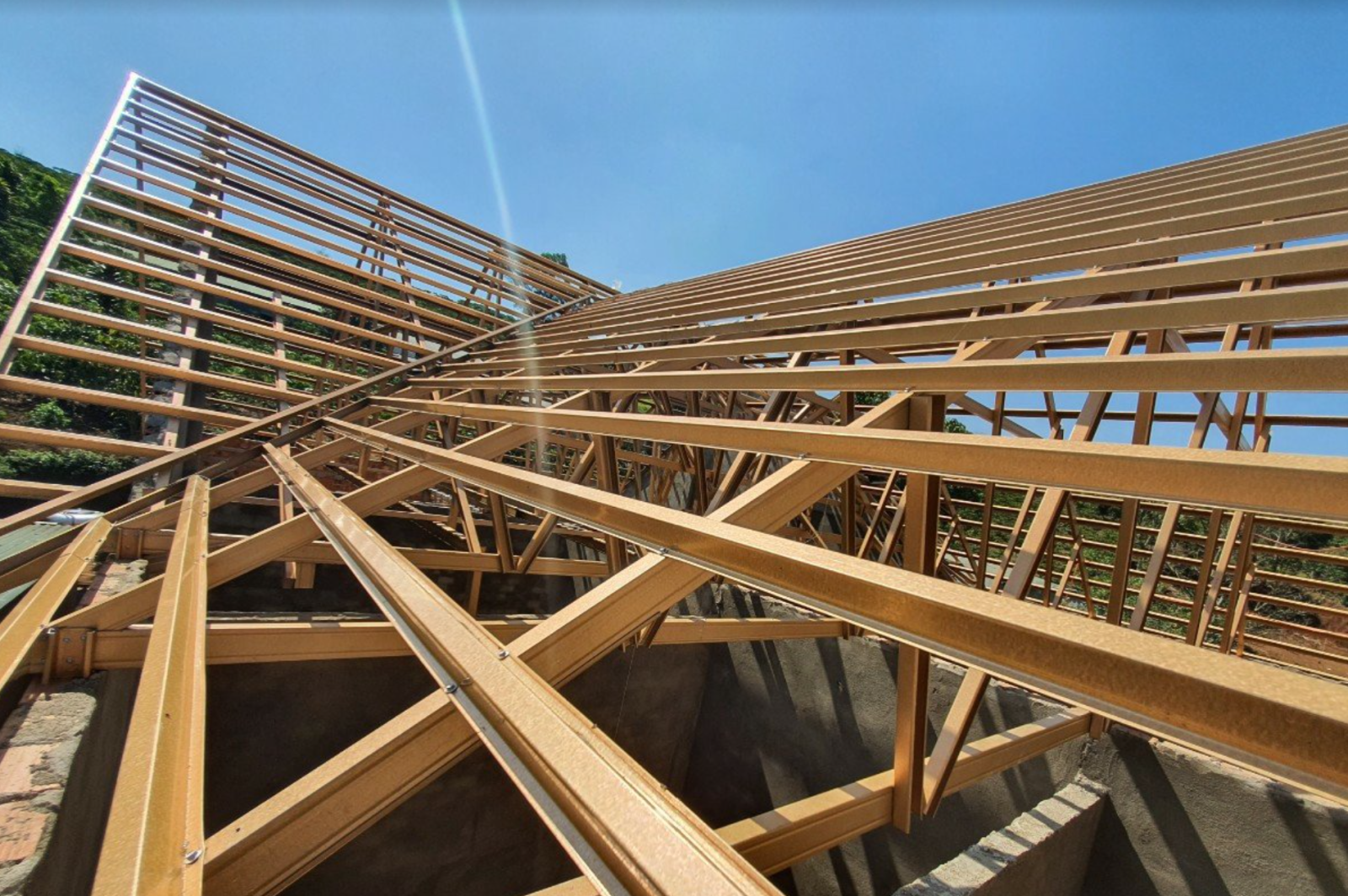 khung kèo mái ngói