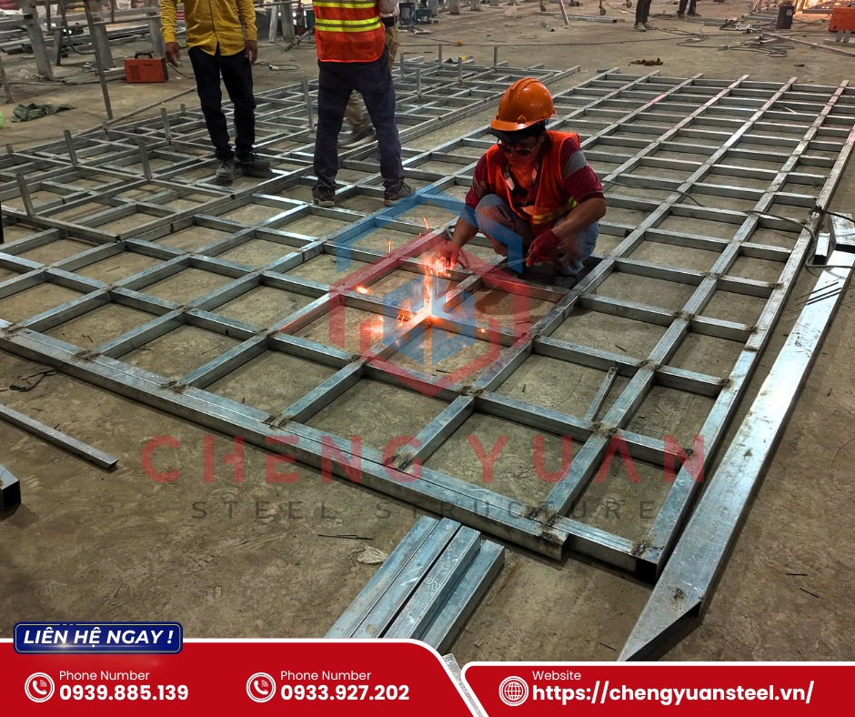 nhà xưởng khung thép tiền chế