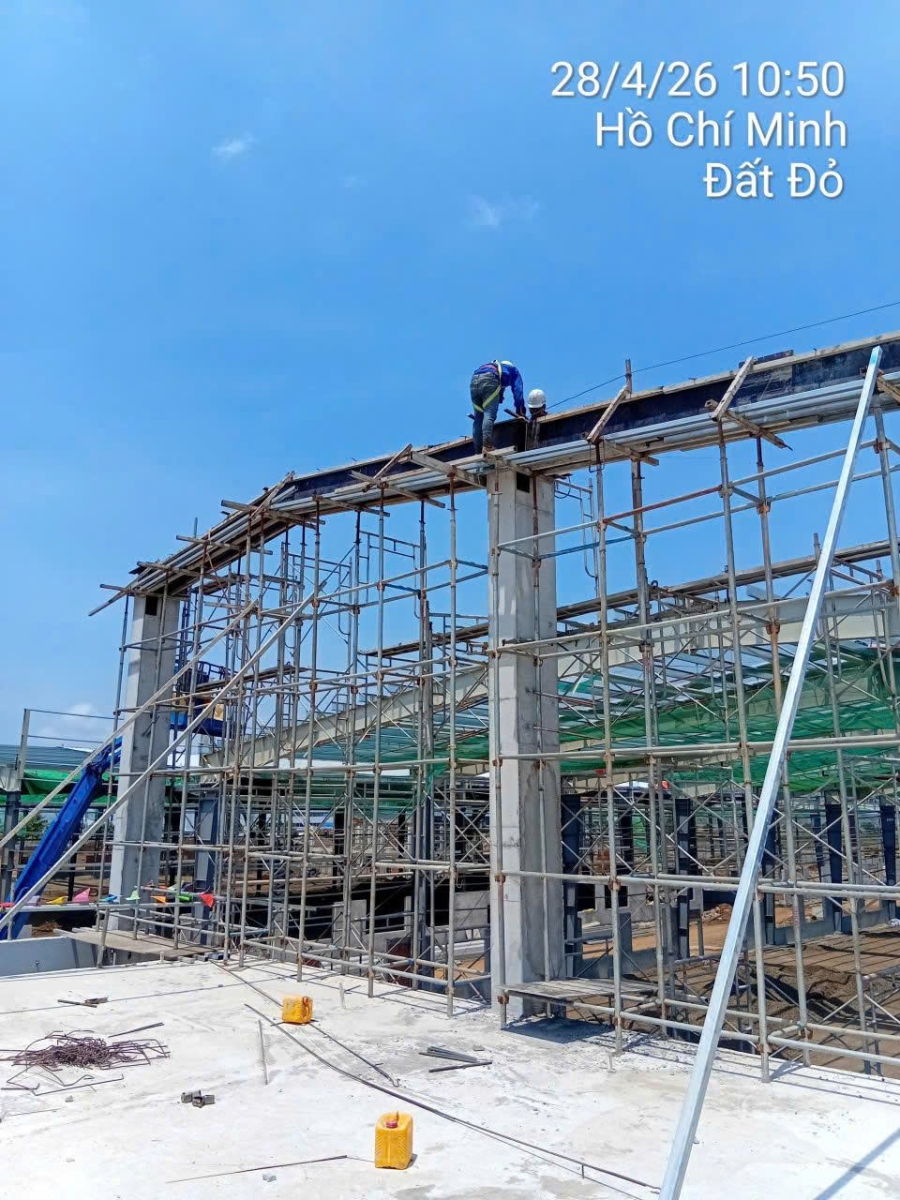 nhà xưởng khung thép tiền chế